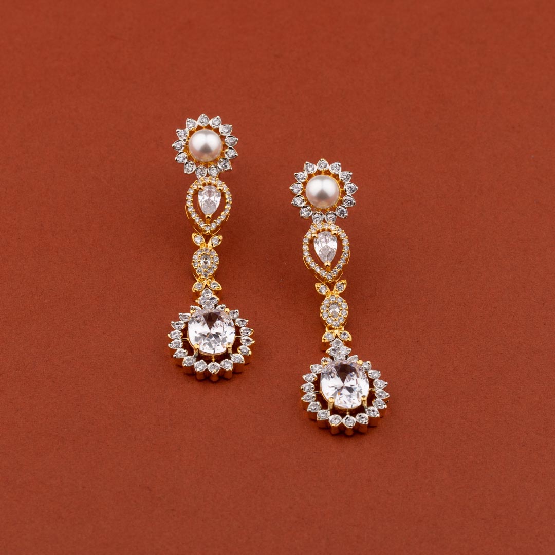 Lilian American Diamond Set – Shri Krishna Pearls